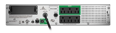 APC Series 750VA UPS with APC SmartConnect, 6-Outlets, Black (SMT750RM2UC)