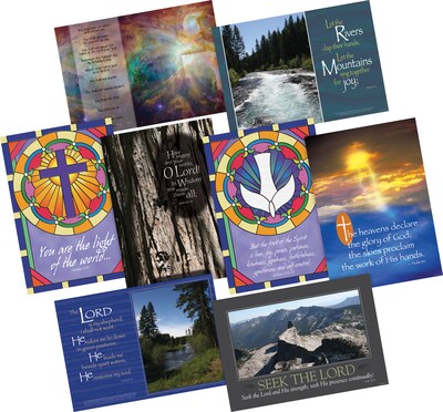 Barker Creek Spiritual Posters, 8/Set (BC3511)