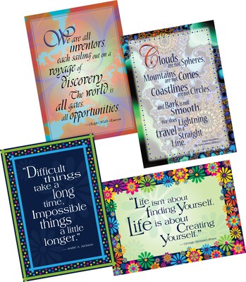 Barker Creek Dare to Dream & Unlimited Possibilities Posters, 4/Set (BC3606)