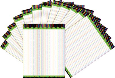Barker Creek Neon Computer Paper, 8.5 x 11, 60 lbs., Multicolored, 100 Sheets/Pack (BC3610)