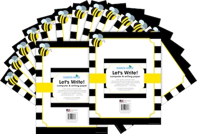 Barker Creek Wide Stripes Computer Paper, 100 Sheets/Set (BC3626)