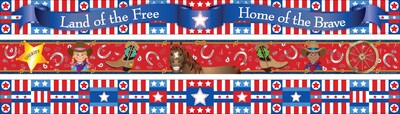 Barker Creek All American Border 3-Pack (3 designs), 105 Feet/Set (BC3660)