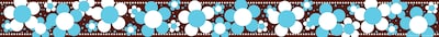 Barker Creek Hot to Dot Blooms Border 3-Pack, 105 Feet/Set (BC3667)