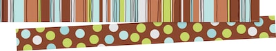 Barker Creek Ribbon by the Yard Double-Sided Border 2-Pack, 70 Feet/Set (BC3681)