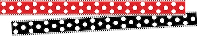 Barker Creek Dots Double-Sided Border 2-Pack, 70 Feet/Set (BC3685)