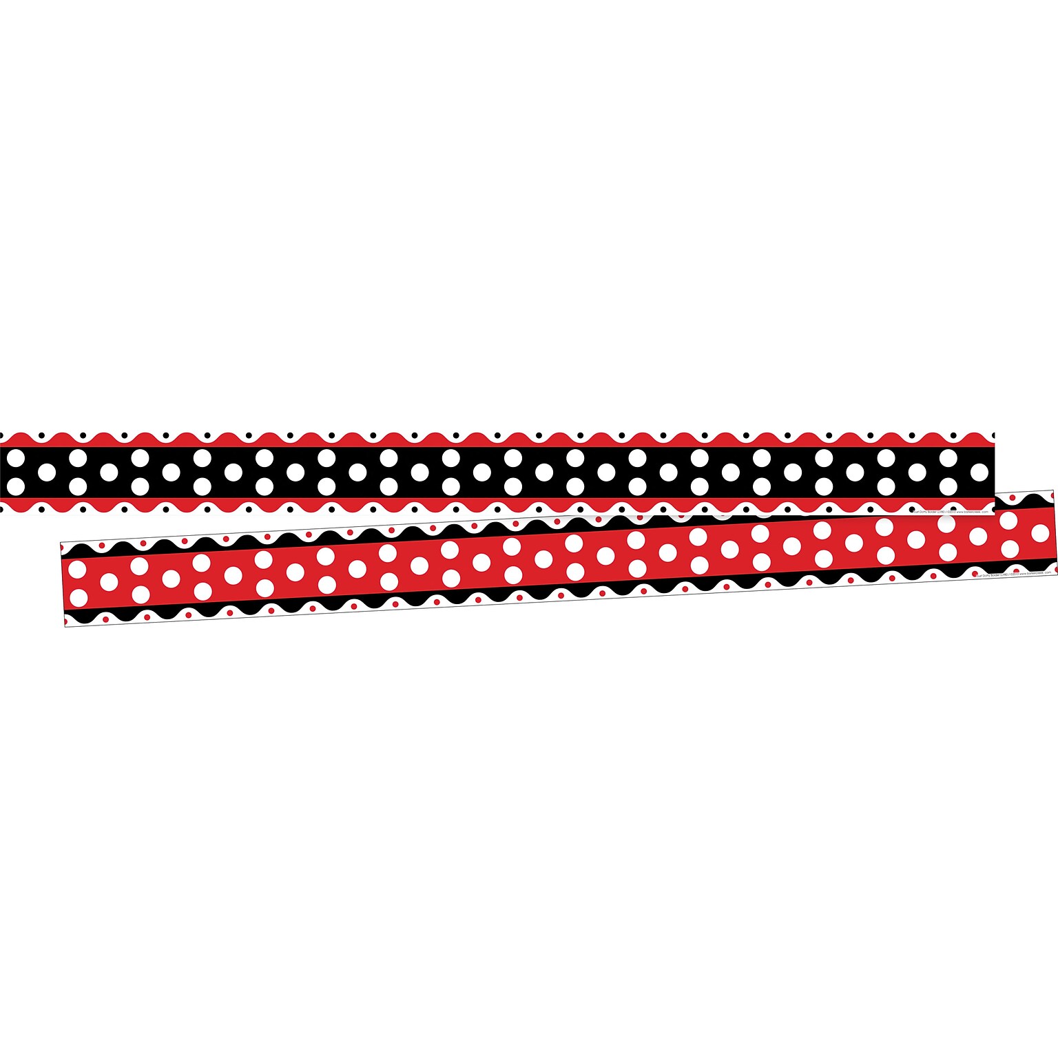 Barker Creek Double-Sided Border, 35 x 3, Just Dotty, 24/Pack (BC3687)