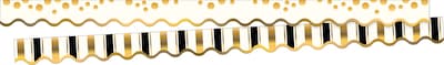 Barker Creek Gold Coins Double-Sided Scalloped Border 2-Pack, 78 Feet/Set (BC3698)