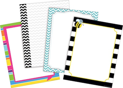 Barker Creek Chevron & Stripes Designer Computer Paper Set, 200 Sheets/Set (BC3723)