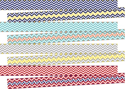 Barker Creek Chevron Border Set (4 designs), 140 Feet/Set (BCP3530)