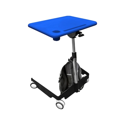 Kore Design Kids Sit-Stand Mobile Student Desk, Adjustable 31-38, Blue
