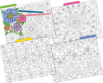 Barker Creek Color Me! In My Garden All Inclusive Décor Set, 171 Pieces/Set (BC3727)