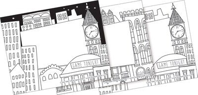 Barker Creek Color Me! Cityscapes All Inclusive Décor Set, 171 Pieces/Set (BC3728)
