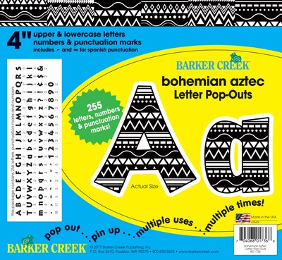 Barker Creek Bohemian Animal Décor and Journal Set, 471 Pieces/Set (BC3729)