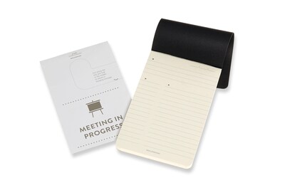 Moleskine Notepad, 3.5" x 5.5", Black, 96 Sheets/Pad (620909)