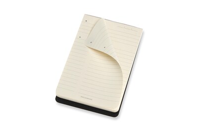 Moleskine Notepad, 3.5" x 5.5", Black, 96 Sheets/Pad (620909)