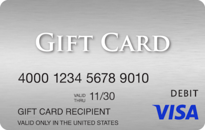 Visa $300 Gift Card (75980B30000)