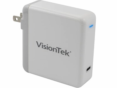 VisionTek USB-C 61W Quick Charger, White (901283)