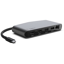 Belkin Mini Thunderbolt 3 Dock Mini HD For Desktop PC/Notebook/Monitor, Black (F4U098BT)