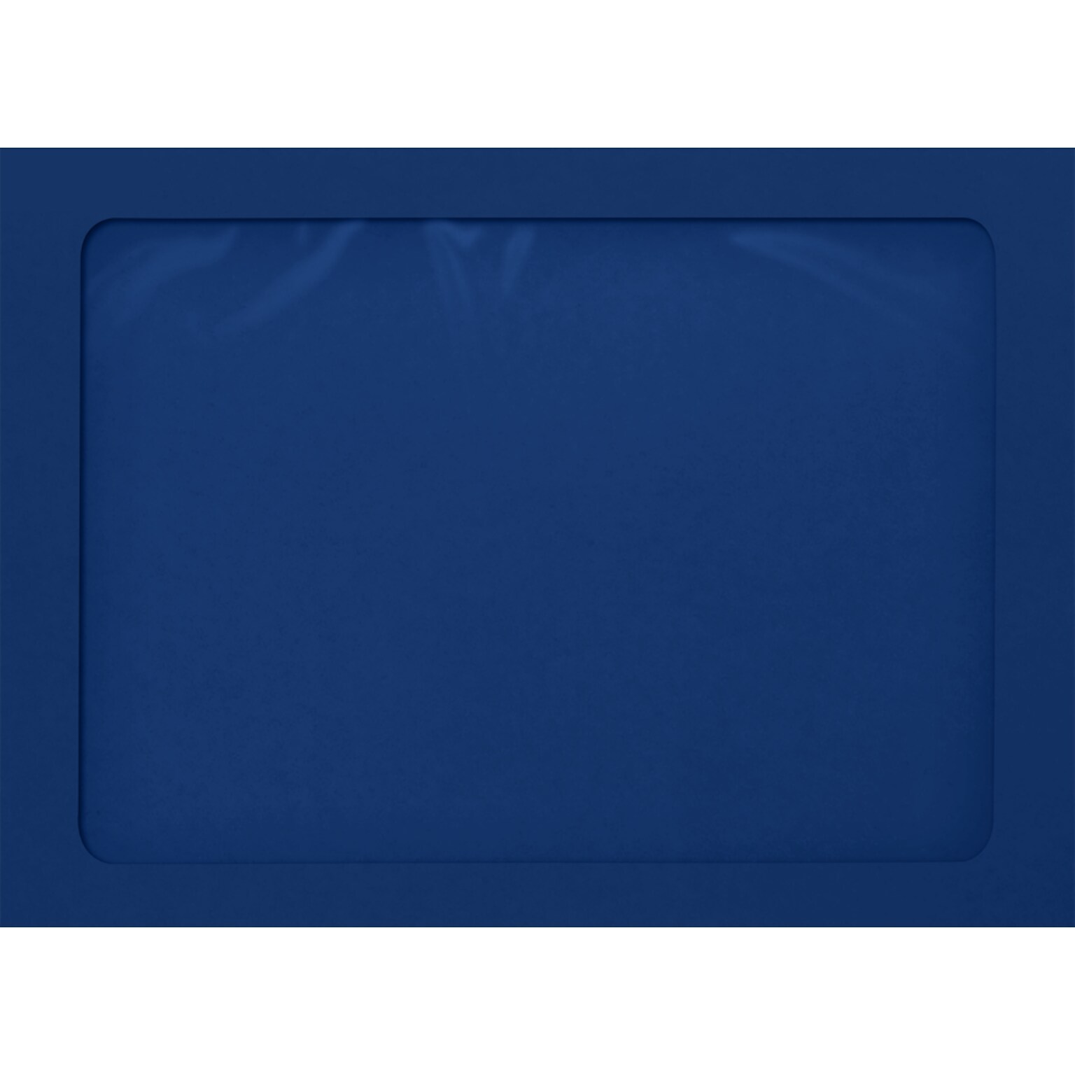 JAM Paper A7 Full Face Window Envelopes, Peel & Press, 5 1/4 x 7 1/4, Navy Blue, 50 Pack (A7FFW-196-50)