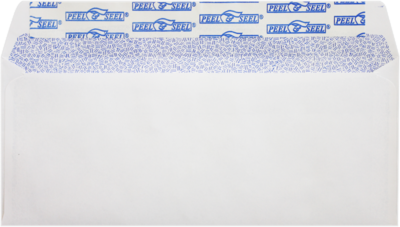 JAM Paper #10 Regular Envelopes, Peel & Seal, Security Tint, 4 1/8 x 9 1/2, White, 250 Pack (75747-2