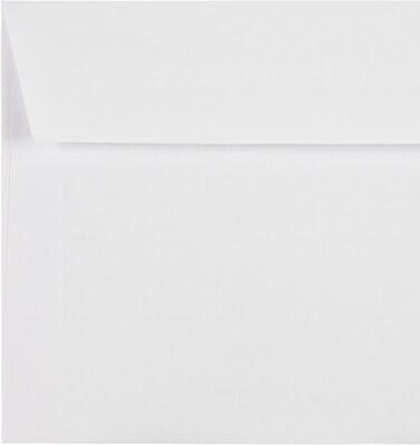 JAM Paper #10 Regular Envelopes, Peel & Seal, 24lb, 4 1/8 x 9 1/2, White, 250 Pack (75746-250)