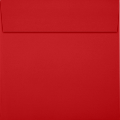 JAM Paper 6 x 6 Square Envelopes, Peel & Press, Ruby Red, 50/Pack (8525-18-50)