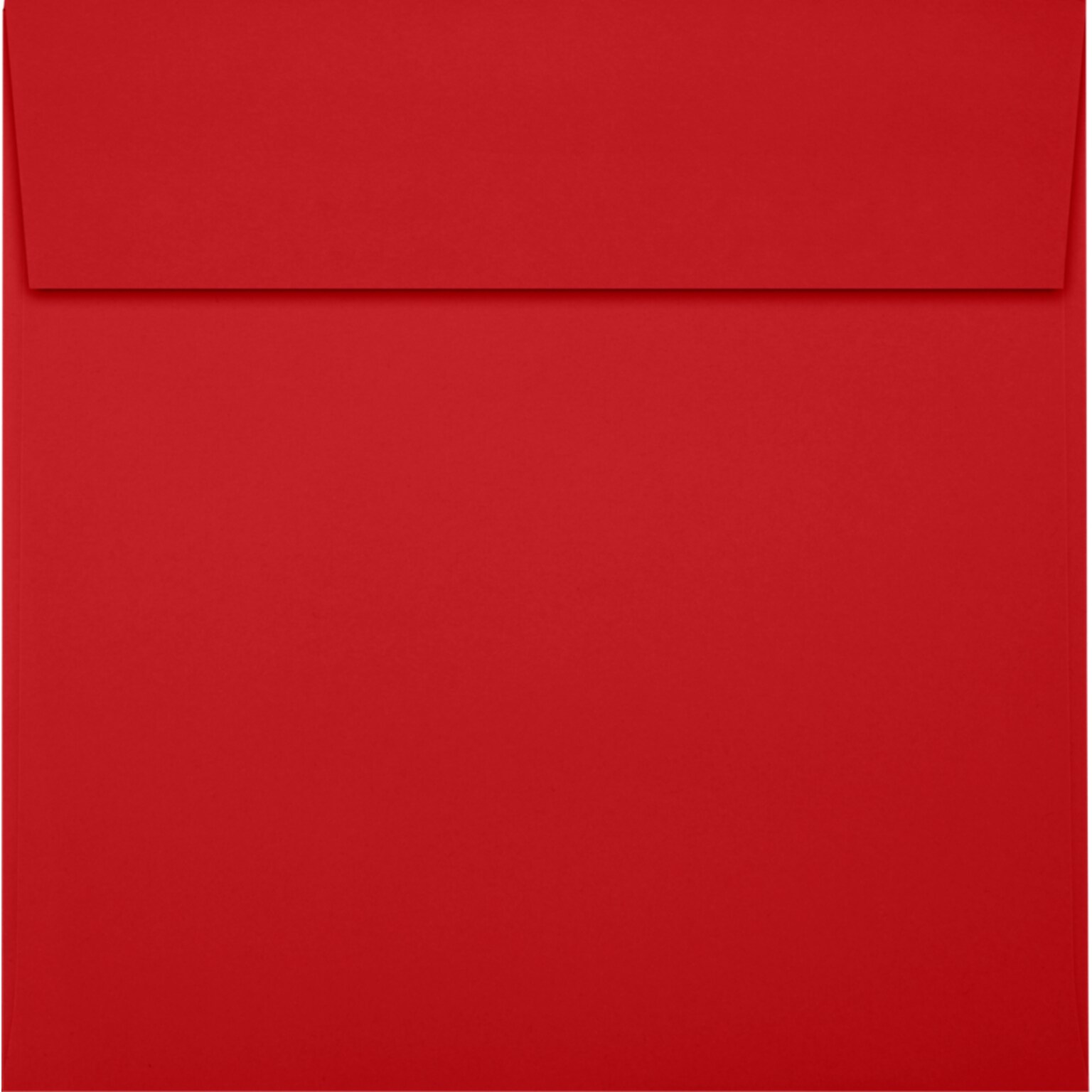 JAM Paper 6 x 6 Square Envelopes, Peel & Press, Ruby Red, 50/Pack (8525-18-50)