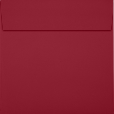 JAM Paper Square Envelopes, Peel & Press, Garnet, 6 x 6, 50 Pack (8525-101-50)