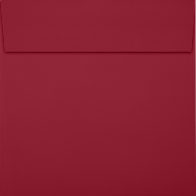 JAM Paper Square Envelopes, Peel & Press, Garnet Red, 6 x 6, 500 Pack (8525-101-500)