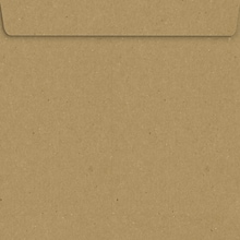 JAM Paper 7 1/2 x 7 1/2 Square Envelopes ,Grocery Bag, 50 Pack, Brown (8555-GB-50)