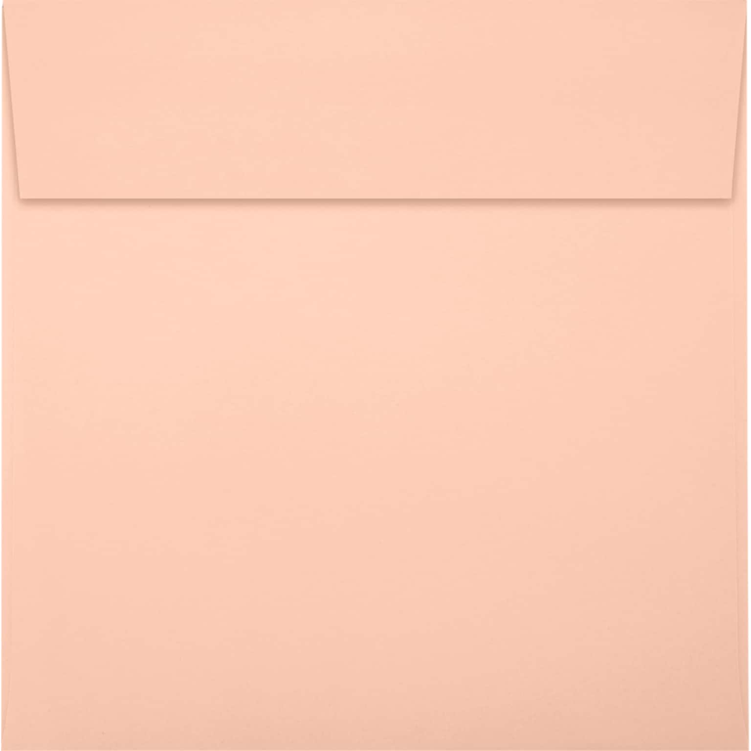JAM Paper Square Envelopes, Peel & Press, 60lb Blush Pink, 6 1/4 x 6 1/4, 500 Pack (8530-114-500)