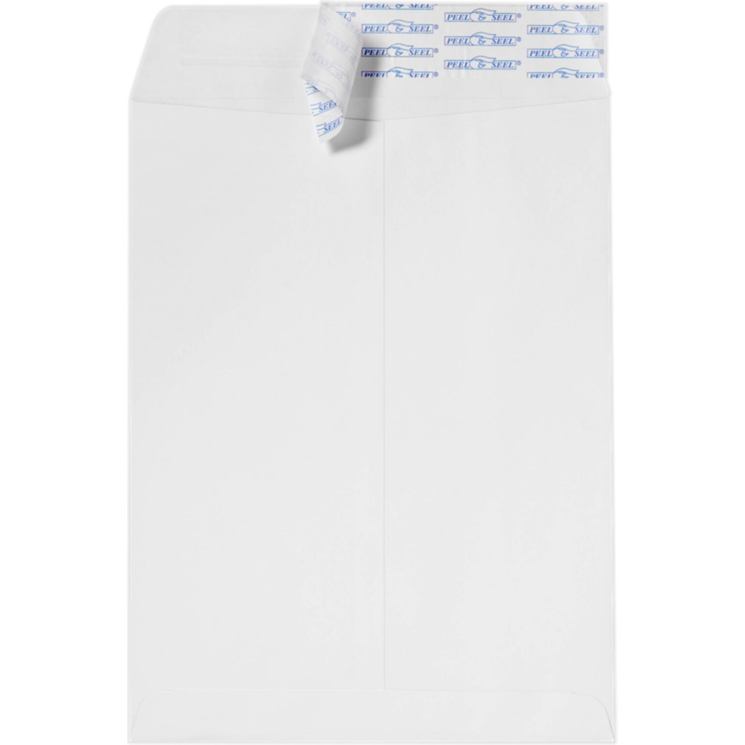 JAM Paper 9 x 12 Open End Envelopes ,28lb. White w/ Peel & Seel , 50 Pack, White (75407-50)