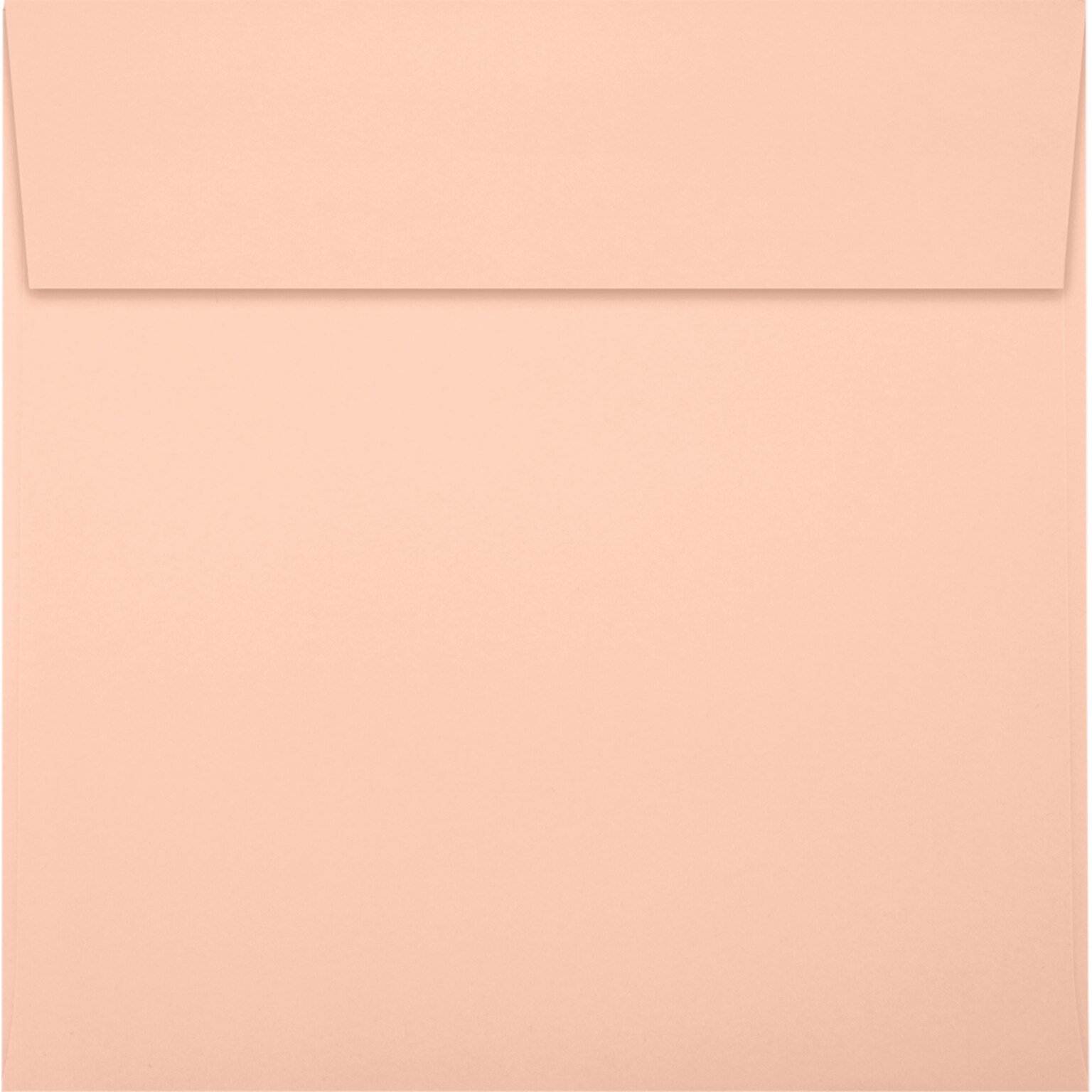 JAM Paper Square Envelopes, Peel & Press, 60lb Blush Pink, 6 1/4 x 6 1/4, 50 Pack, (8530-114-50)