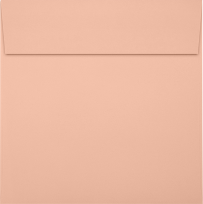 JAM Paper Square Envelopes, Peel & Press, Blush, 6 x 6, 250 Pack (8525-114-250)