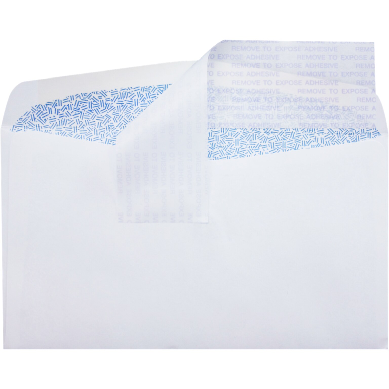 JAM Paper Self Seal Security Tinted #6 3/4 Business Envelopes, 3 5/8 x 6 1/2, White, 250/Pack (72634-250)