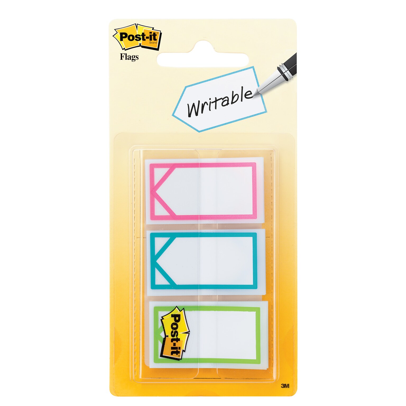 Post-it® Arrow Flags, .94 Wide, Assorted Colors, 60 Flags/Pack (682-ARROW)