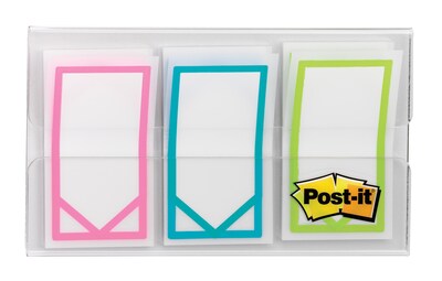 Post-it® Arrow Flags, .94" Wide, Assorted Colors, 60 Flags/Pack (682-ARROW)