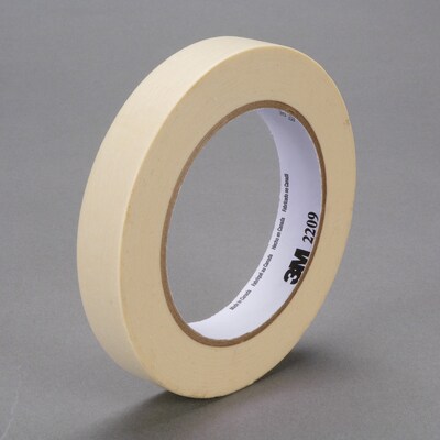 3M™ Value Masking Tape, 3/4" x 60 yds., Tan, 12 Rolls/Pack (T93410112PK)