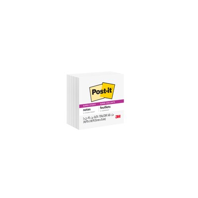 Custom 1-2 Color Post-it® Notes, 3 x 4, White Stock, Black Ink