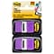 Post-it® Flags, 1 Wide, Purple, 100 Flags/Pack (680-PE)