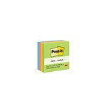 Post-it® Notes, 3 x 3 Jaipur Collection, 100 Sheets/Pad, 5 Pads/Pack (654-5UC)