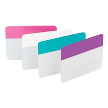 Post-it® Durable Filing Tabs, 2 Wide, Assorted Colors, 24 Tabs/Pack (686PWAV)