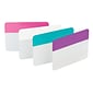 Post-it® Durable Filing Tabs, 2" Wide, Assorted Colors, 24 Tabs/Pack (686PWAV)