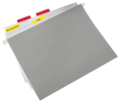 Post-it® Durable Tabs, 2" Wide, Red/Yellow, 44 Tabs/Pack (686-2RY)