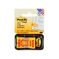 Post-it® Sign Here Message Flags Value Pack, 1 Wide, Yellow, 1200 Flags/Pack (680-9-24)