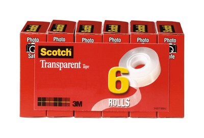 16 Rolls Clear Transparent Tape 3/4 X 1000 – Starpo Refill For Dispenser, USA