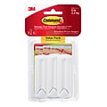 Command Wire-Backed Picture Hanging Hooks, White, 3 Hangers (17043-ES)