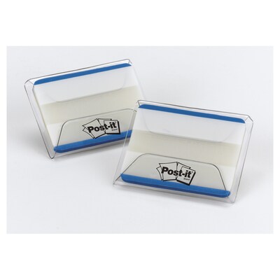 Post-it® Durable Tabs, 2 Wide, Solid, Blue, 50 Tabs/Pack (686F-50BL)