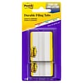 Post-it® Durable Tabs, 2 Wide, Solid, Yellow, 50 Tabs/Pack (686F-50YW)