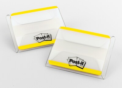 Post-it® Durable Tabs, 2 Wide, Solid, Yellow, 50 Tabs/Pack (686F-50YW)